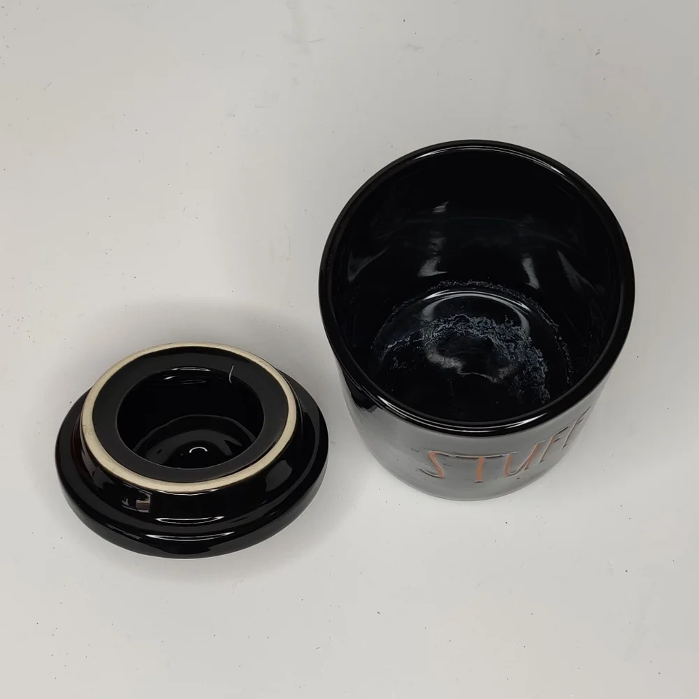 Rae Dunn Black Witch‎ Hat Stuff Halloween Jar Canister